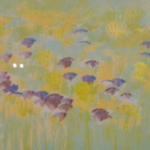 Kunstwerk in lijst, Maya Wildevuur, Bloemenvelden